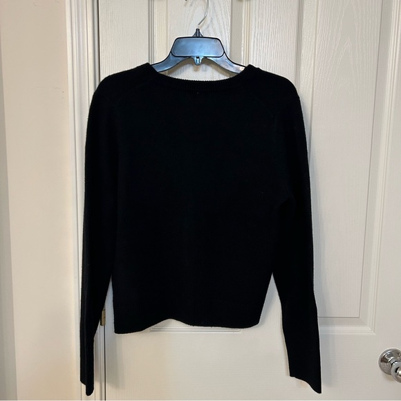 Vince Wool & Cashmere Cardigan in Black Size L - Picture 9 of 9
